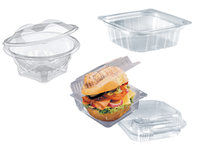 CLEAR PLASTIC CONTAINERS
